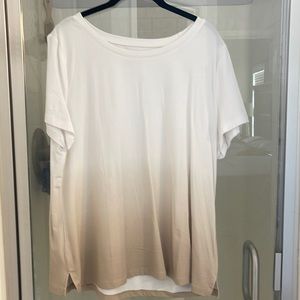 Ombré NEUTRAL t-shirt. Never worn.